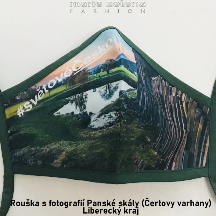 Rouška s fotografií Liberecký kraj - Marie Zelena Fashion a CzechTourism